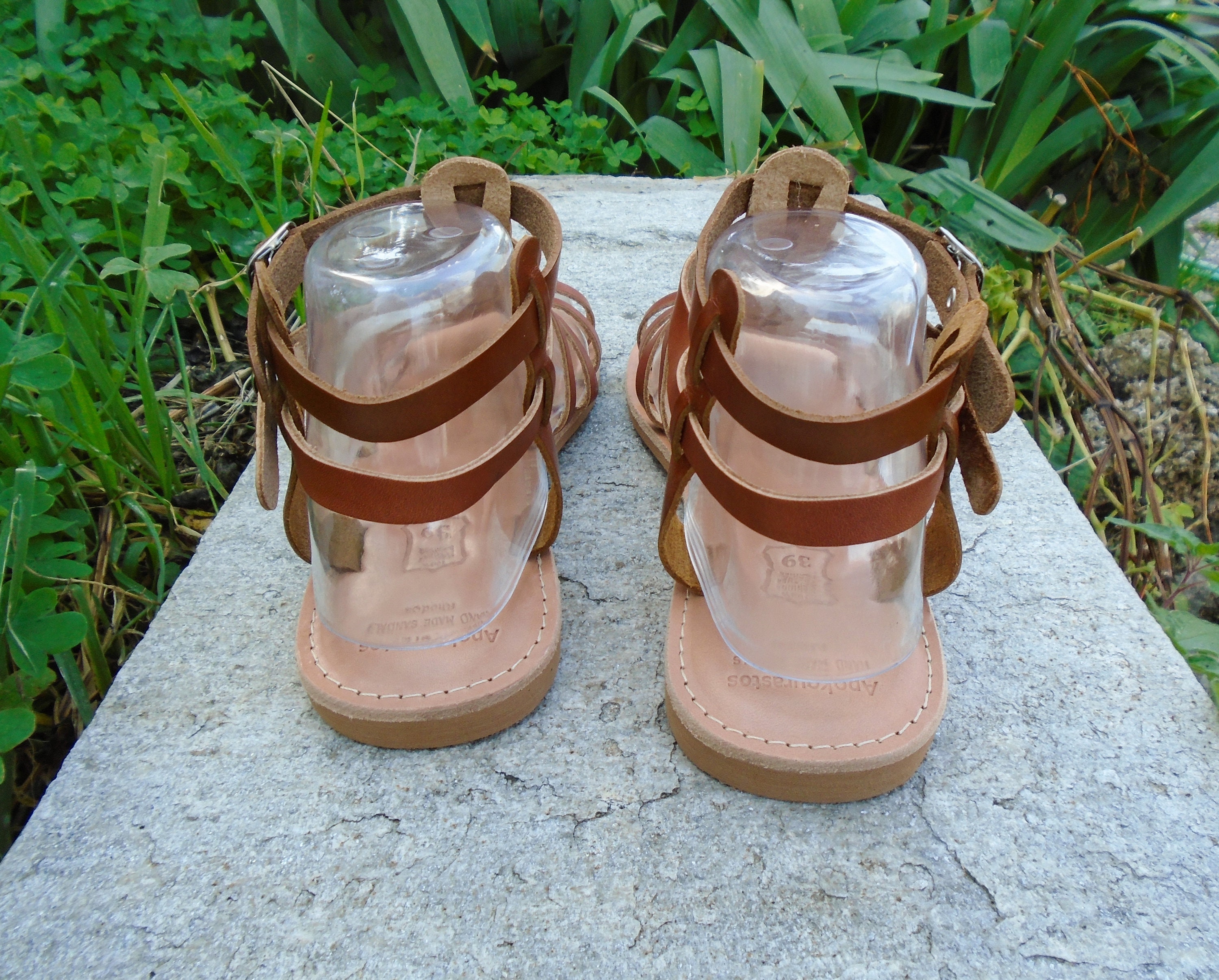 Gladiator Sandals, Handmade Greek Leather Sandals, Women's Multi-strap  Sandals With Cushioned Insoles, Real Leather Sandals -  Canada