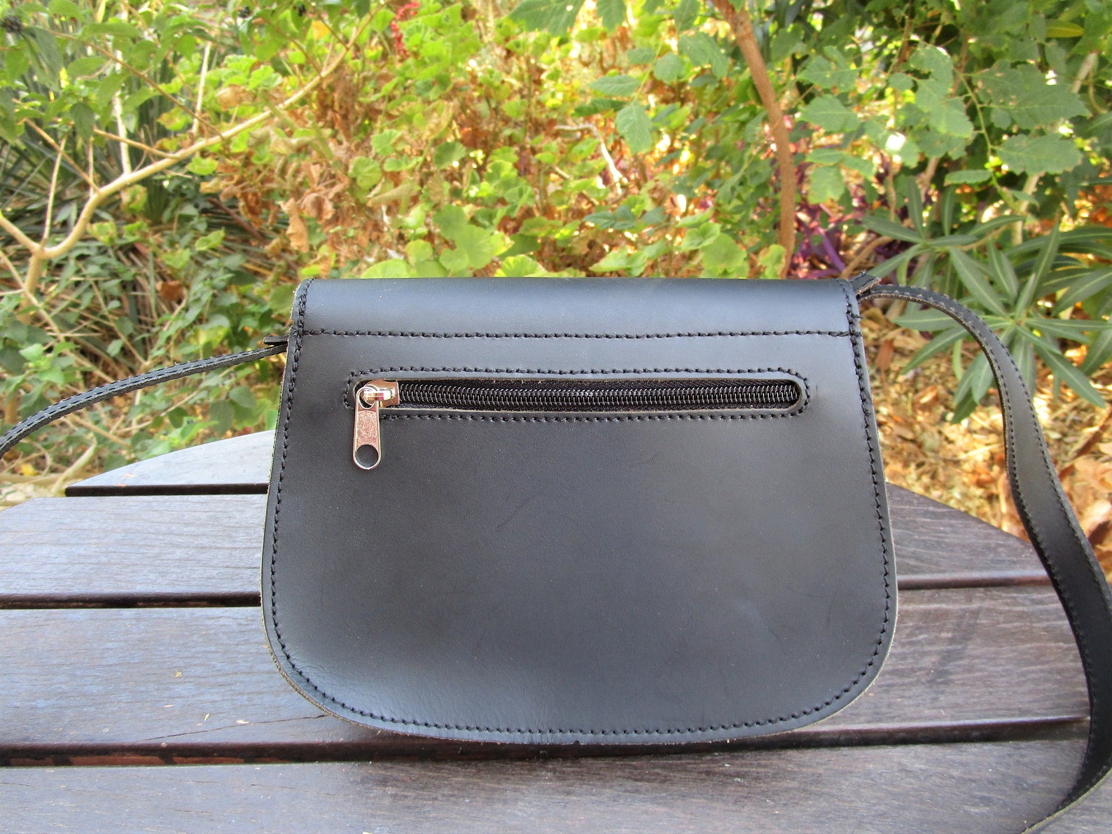 Handmade Greek Leather Bag Crossbody Bag Women's Saddle Etsy