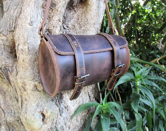 Natural leather tool bag