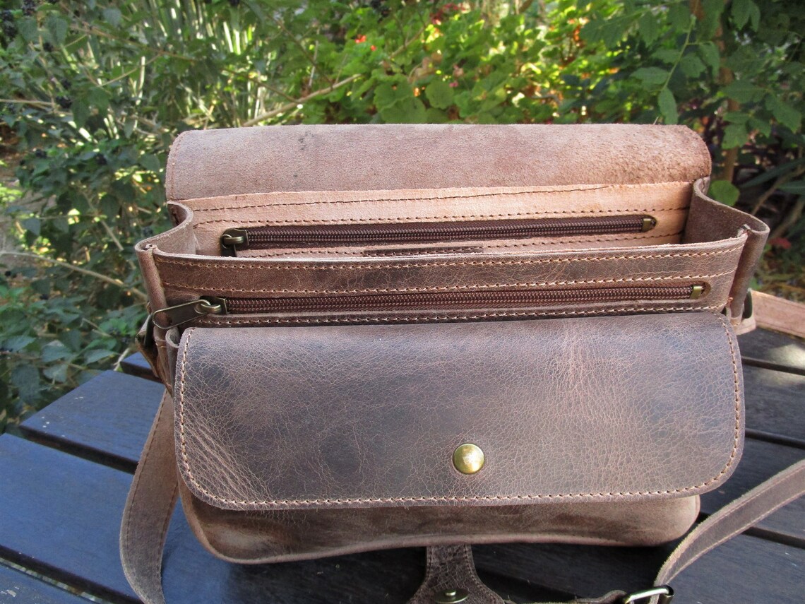 Handmade Greek Leather Bag Crossbody Bag Women's Etsy