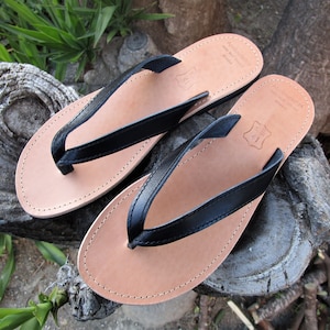 Men's Handmade Greek Leather Flip Flop Sandals image 7