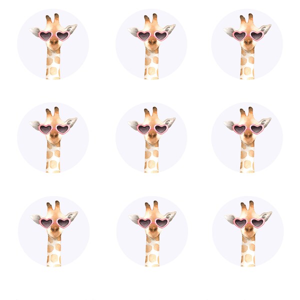 Birthday Giraffe - Etsy