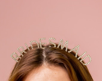 Bridesmaid Rhinestone Headband, a Must-Have for Bridesmaid Proposals and Hen Parties