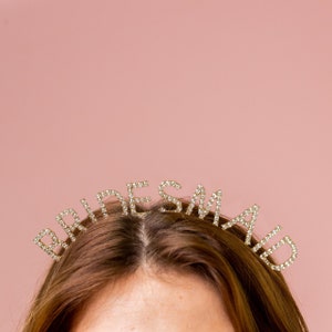 Bridesmaid Rhinestone Headband, a Must-Have for Bridesmaid Proposals and Hen Parties