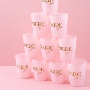 Large Hen Party Cups, Reusable Hen Party Cups, Pink Hen Party Cups, Large Hen Do Cups,Hen Night Cups, Reusable Party Cups image 2