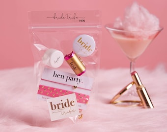 Hen Party Goody Bag Fillers | Hen Party Gift Bag Favours | Gold Hen Party Favours | Hen Night Goody Bag Fillers