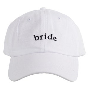 Casquette noire EVJF Team Bride Casquette de baseball EVJF parfaite pour votre tribu Bride