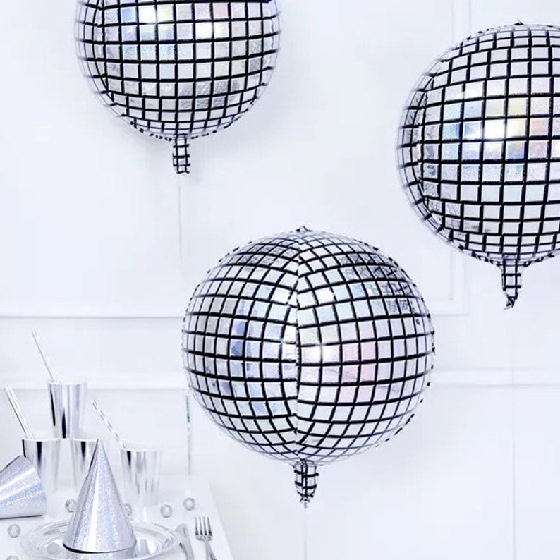 Disco Ball Hen Party Balloons 4 Pack Hen Party Balloon Etsy