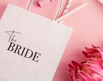 Hen Party Goody Bags – Black Paper Bags For Bride Tribe Favors & Fillers (Set)