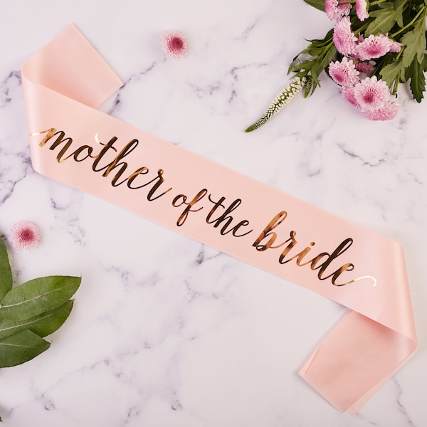 Mother of the Bride Sash, Bridal Party Sash, Mother Sash, Classy Hen Party, Hen Party Accessories, Mother of the Bride Hen Party Sash