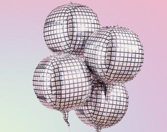 Disco Ball Hen Party Balloons | 4 Pack, Hen Party Balloon, Disco Balloon, Party Balloon, Hen Night Balloon,Hen Party Decorations