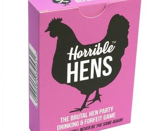 Hen Party Game, Horrible Hens Game, Horrible Hens Hen Party Game, Hen Party Forfeit Game, Hen Party Drinking Game,Drinking Game,Forfeit Game