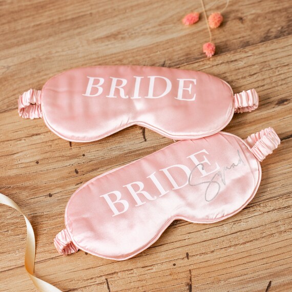 Bride Squad Eye Mask Bride Squad Sleep Mask Bachelorette Eye Etsy