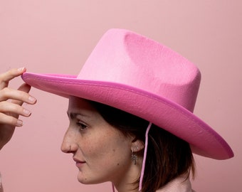 Pink Hen Party Cowboy Hat