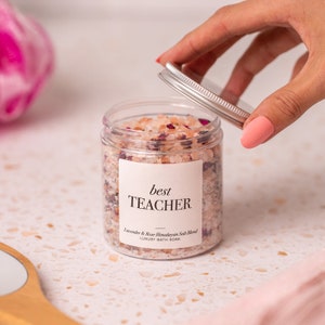 Best Teacher Bath Soak, Thank You Teacher Bath Salts, Thank You Teacher Bath Soak, Thank You Teacher Gift, Spa Gift, Teacher Bath Bomb Bath Soak