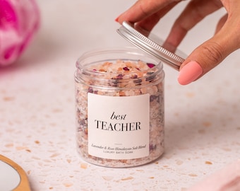Best Teacher Bath Soak, Thank You Teacher Bath Salts, Thank You Teacher Bath Soak, Thank You Teacher Gift, Spa Gift, Teacher Bath Bomb
