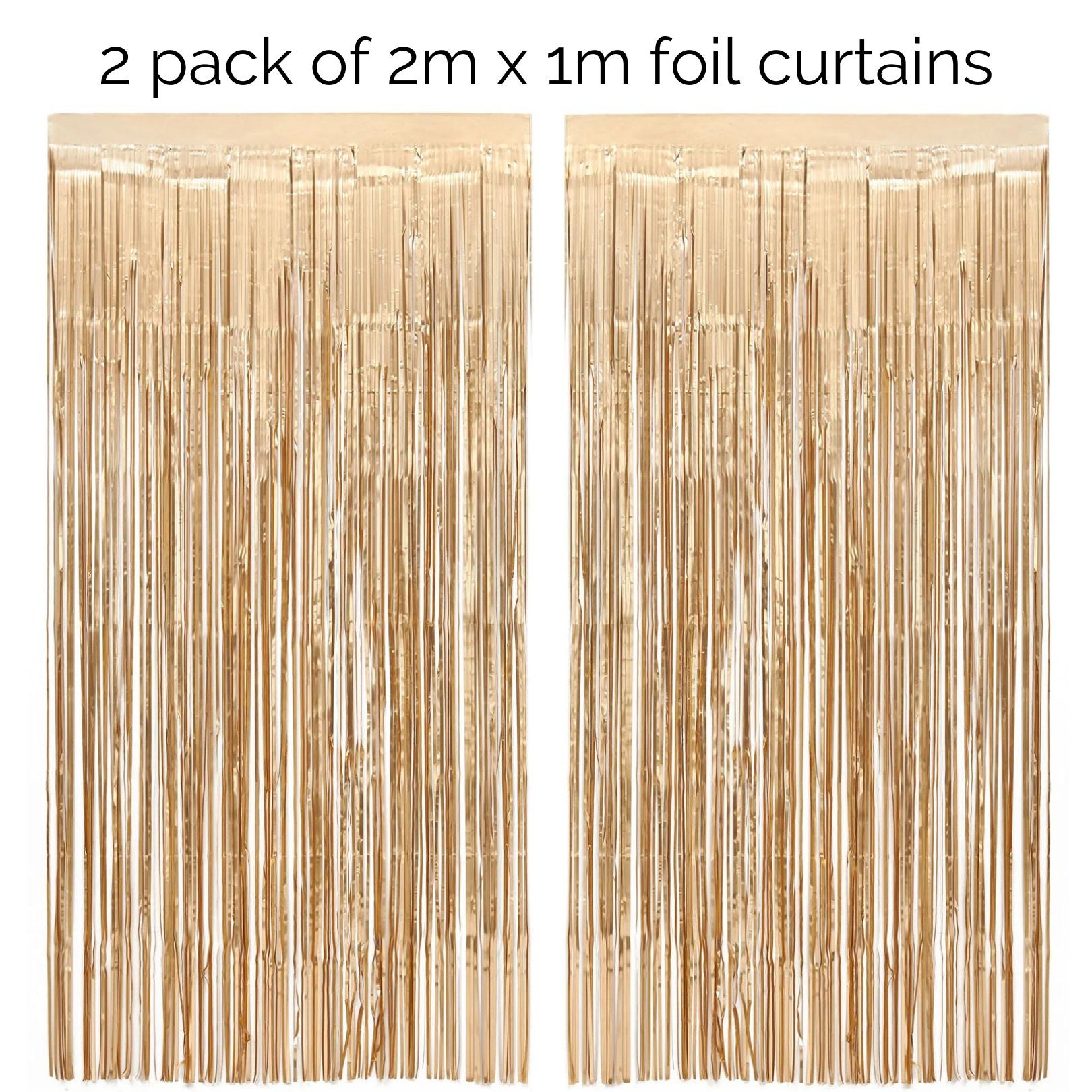 Gold Foil Curtain -  UK