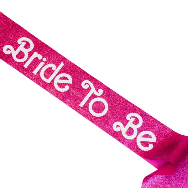 Hot Pink Bride to Be Sash, Glitter Hen Party Sash, Hen Party Sash, Bride to Be Sash, Hen Do Sash, Hen Night Sash, Hen Party Accessories