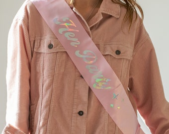 Hen Party Sash, Iridescent Hen Party Sash, Hen Party Sash, Bride to Be Sash, Hen Do Sash, Hen Night Sash, Hen Party Accessories