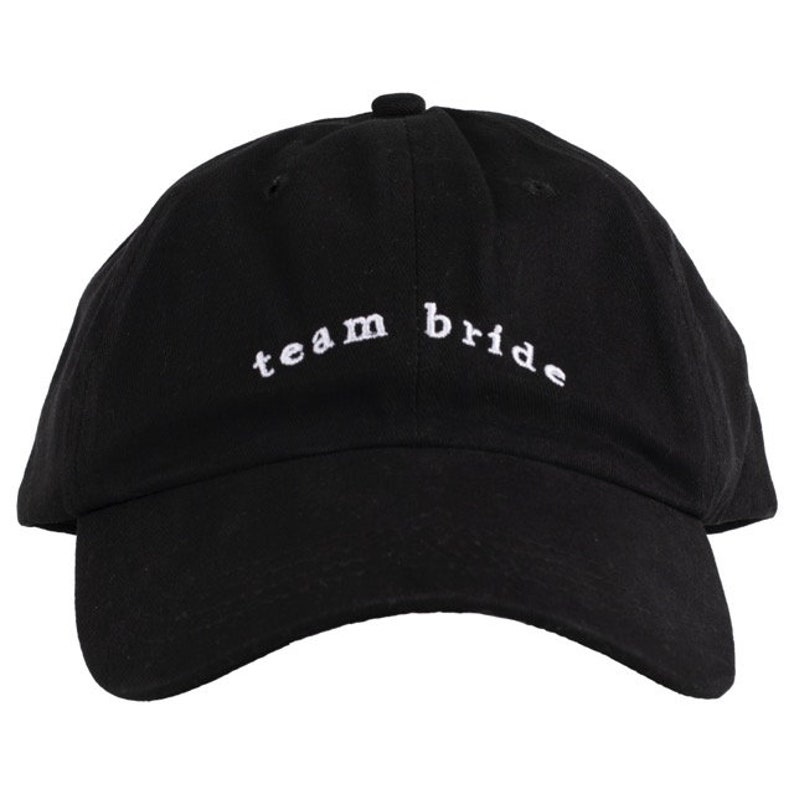 Black Team Bride Hen Party Cap Hen Party Baseball Cap perfect for your Bride Tribe Team Bride