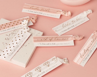 SALE - Hen Party Hair Tie - To Have And To Hold Your Hair Back - Hen Party Favours - Hen Party Gift - On Sale - Spring Sale - Sale Items