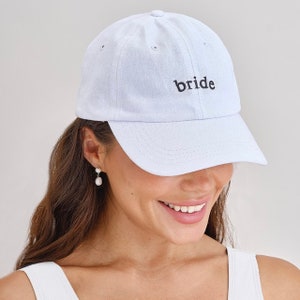 Black Team Bride Hen Party Cap Hen Party Baseball Cap perfect for your Bride Tribe image 6