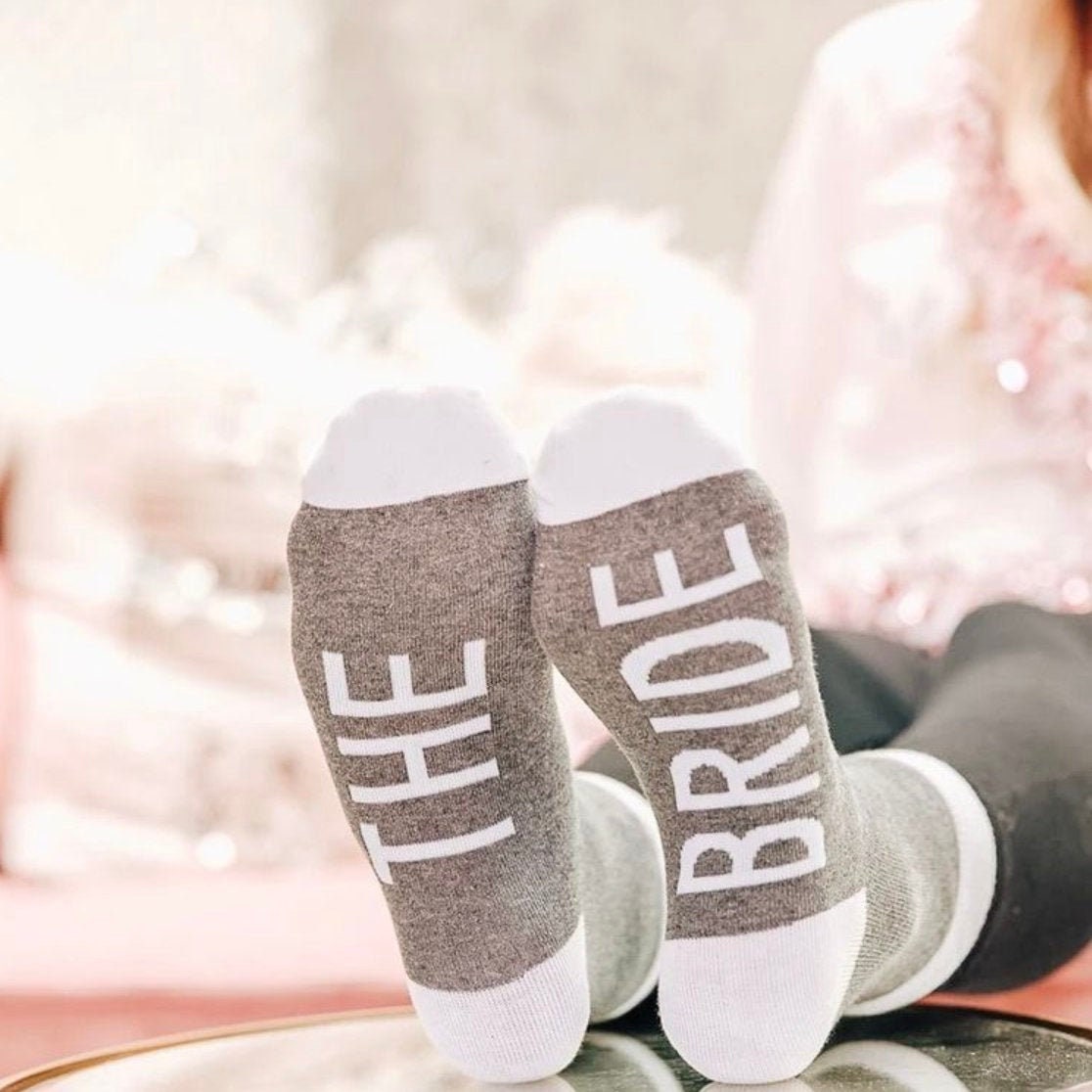 Bride Socks Bride to Be Socks Wedding Socks Bride Gift - Etsy UK