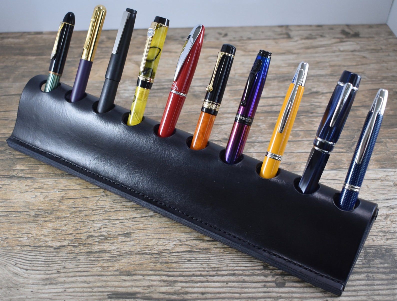 Fountain Pen Holder Fountain Pen Stand Single to 10 Desk Pen Etsy