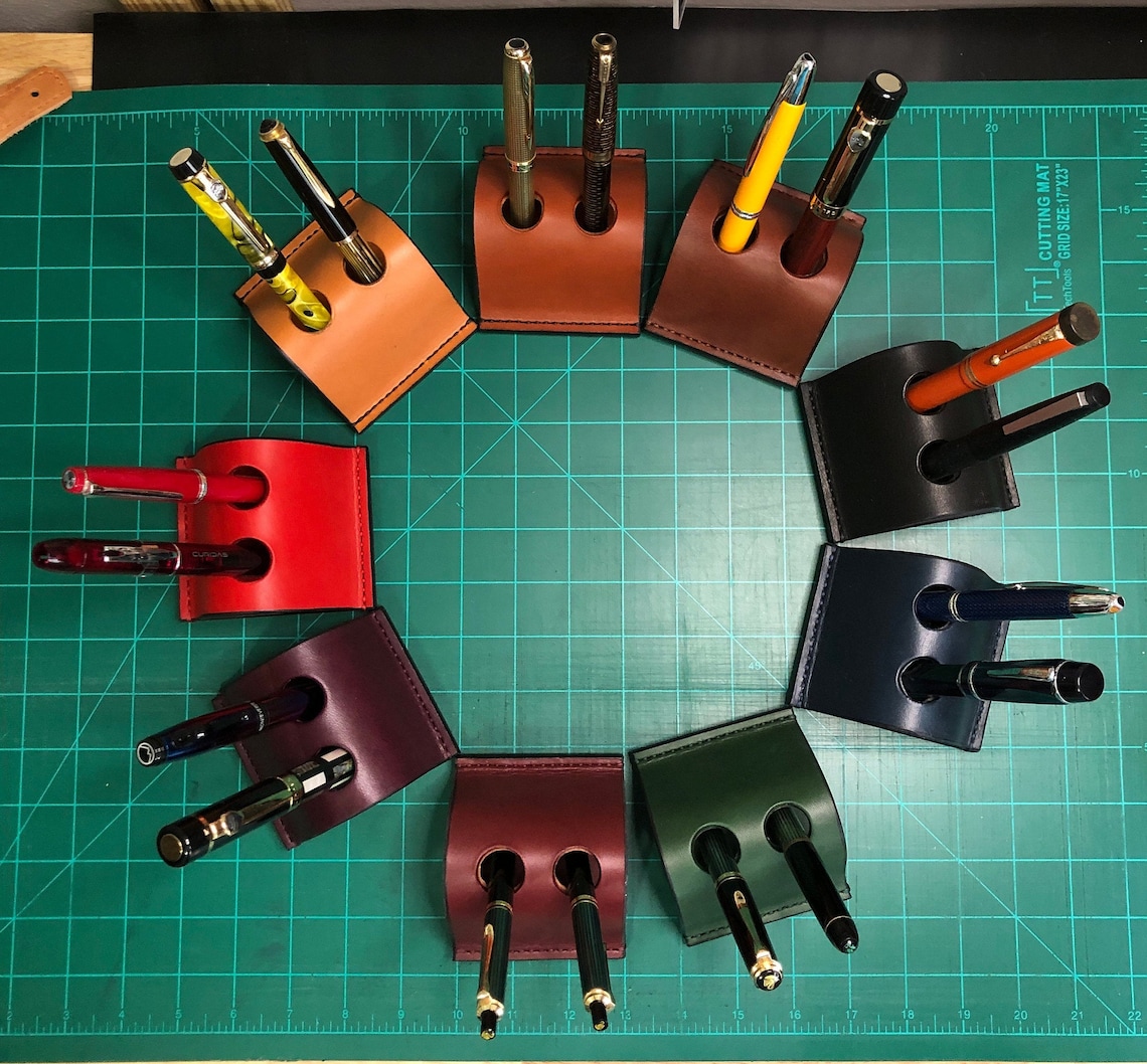 Fountain Pen Holder Fountain Pen Stand Single to 10 Desk Pen Etsy