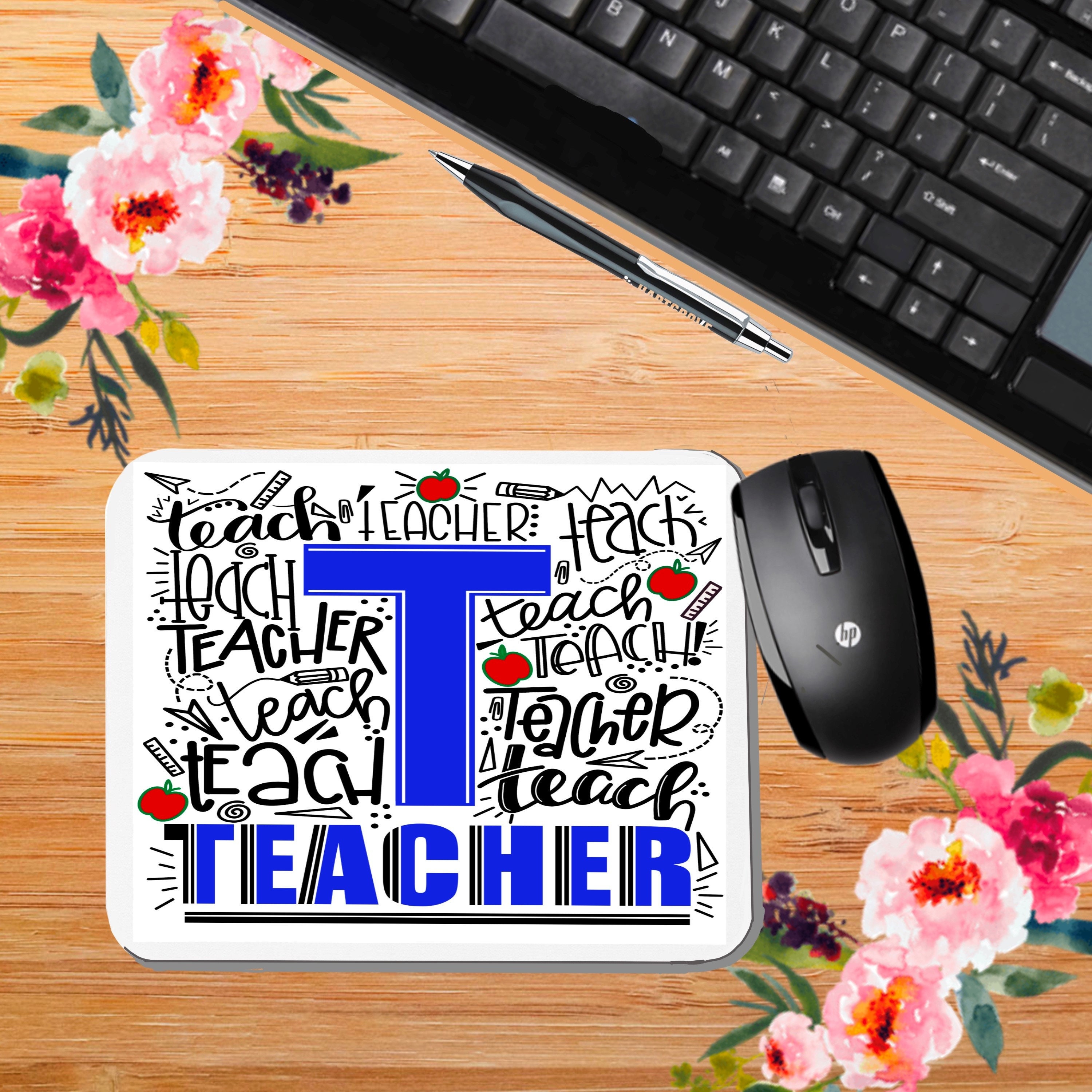 Teacher-Mouse Pad school learning birthday computer | Etsy