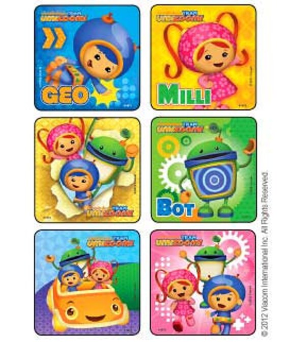 20 Team Umizoomi Stickers Party Favors Teacher Supply FREE SHIPPING