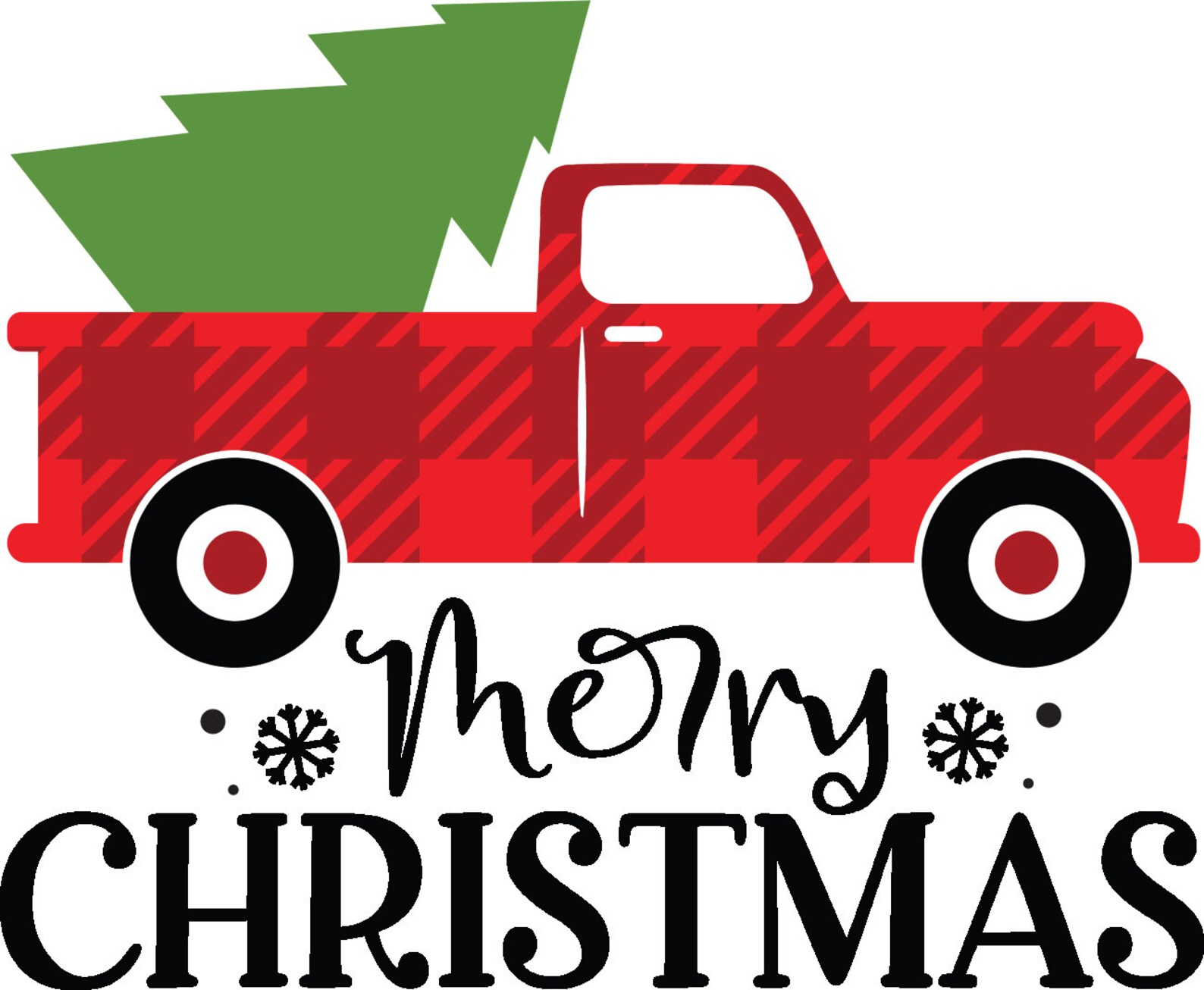 Merry Christmas Cardstock Round Cutouts Cardstock Circles Etsy