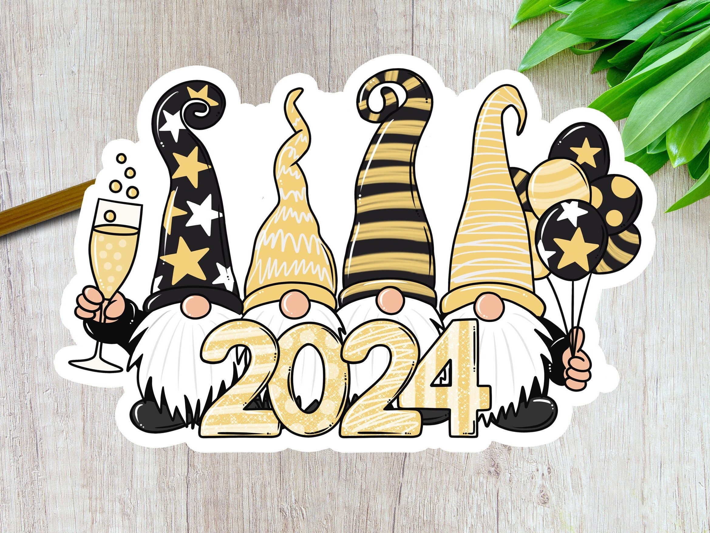 2024 - Happy New Year - New Year - Happy New Year 2024 Sticker for Sale by  surprise-to-me in 2023