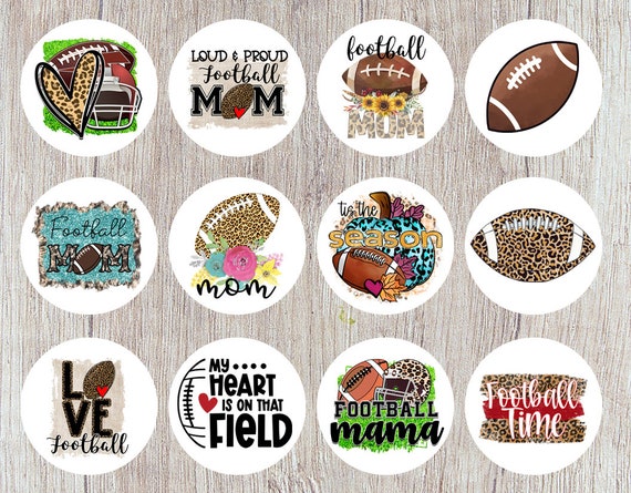 Football Cardstock Rounds, Cardstock Circles, Softball Cardstock Cutouts,  Softball Freshie Cardstock, Freshie Supplies, Car Air Freshener