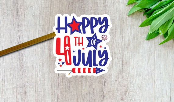 4th of july stickers instagram