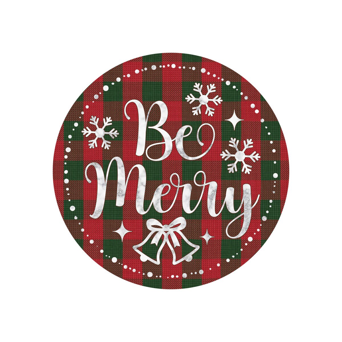 Merry Christmas Cardstock Round Cutouts Cardstock Circles Etsy België