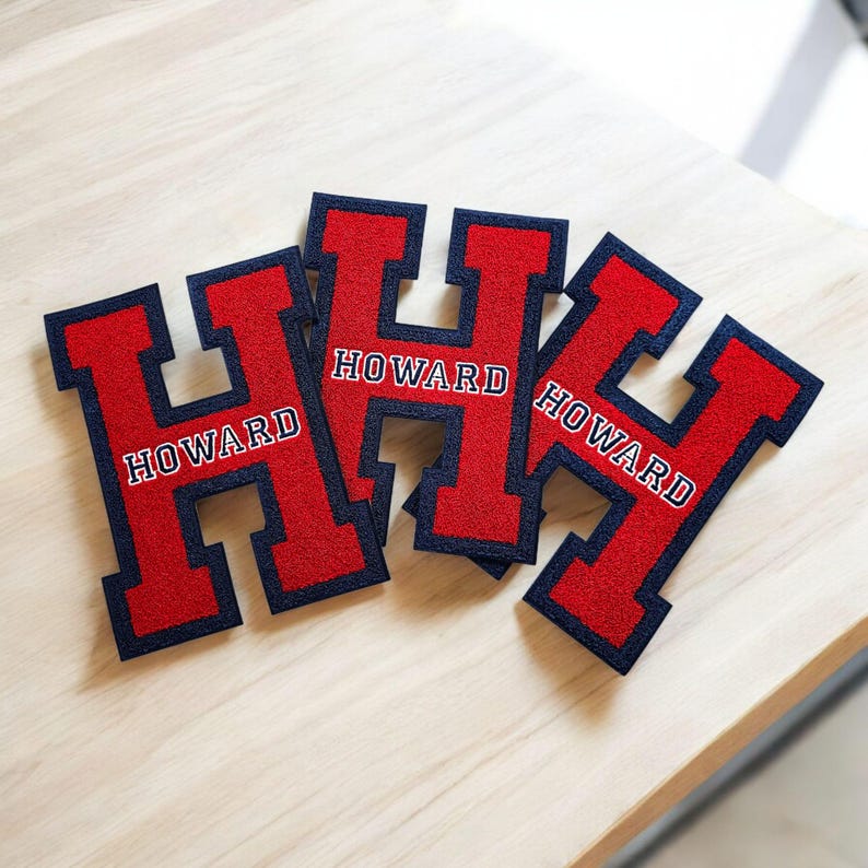 Howard University Iron-on Chenille Patch for HSBC 10 X 7 Inches - Etsy