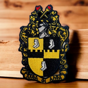 Escudo Alpha Phi Alpha (parche termoadhesivo)