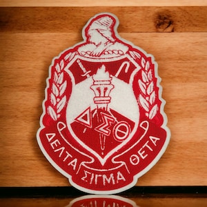 Delta Sigma Theta Chenille Crest