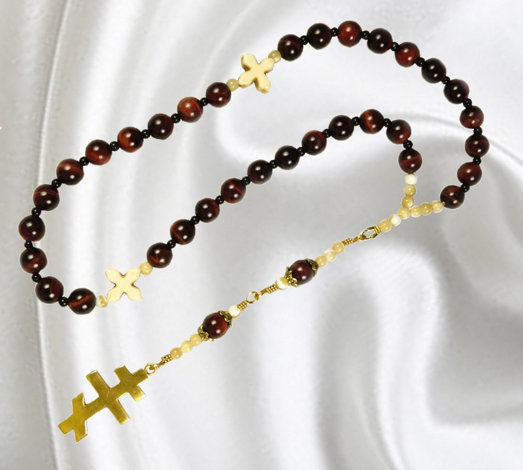 Handmade Rosary Eastern Orthodox Rosary Greek Orthodox Etsy
