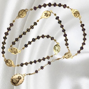 Handmade Servite Rosary, Chaplet of the Seven Sorrows, Our Lady of Sorrows Rosary, Sorrowful Mother Rosary, Seven Sorrows of Mary Rosary