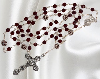 Saint Mary Magdalene Unbreakable Catholic Tenner Rosary W/ the