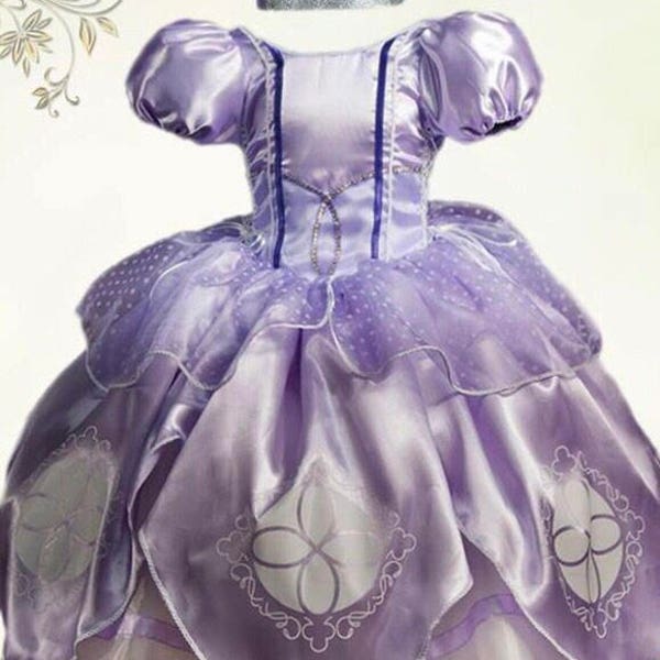 Sofia the first dress Costume, Sofia the First dress costume, Princess Sofia