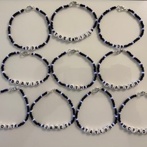 One Tree Hill Themed Beaded Bracelets