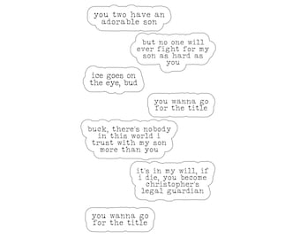 Buddie Quote Sticker Pack 1