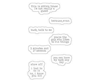 Buddie Quote Sticker Pack 3