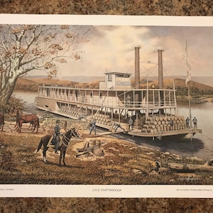 Wall art, wall prints, &quot;USS Chattanooga&quot; by Lonnie Hughes