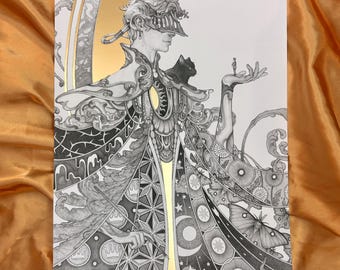 Rétrospective - Impression dorée
