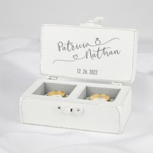 Ring box for wedding ceremony, Wedding ring holder, Wedding ring box for ceremony