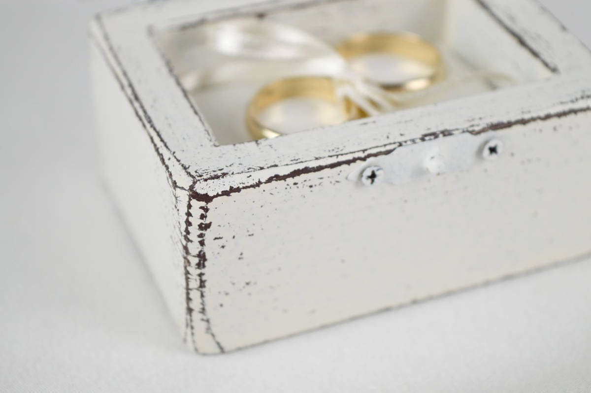 Wedding Ring Box Vintage Ring Box Engagement Ring Box | Etsy